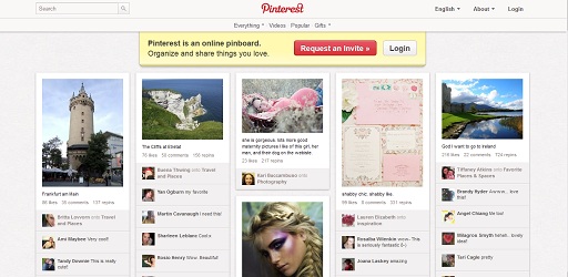 Bilder machen Inhalte interessanter und werden über pinterest.com weiterverbreitet