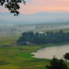 Sunset in Daklak, Central Highlands Vietnam