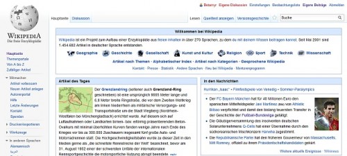 Die Wikepedia gehört zu den meistgelesenen Webseiten im Internet