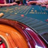 Casino-Tisch mitten im Spiel
